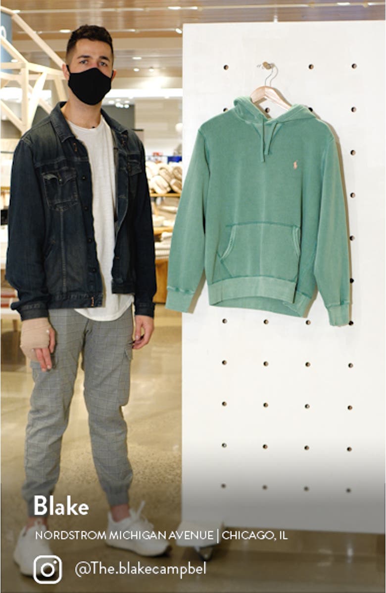 Men's Cotton Blend Knit Hoodie, sales video thumbnail