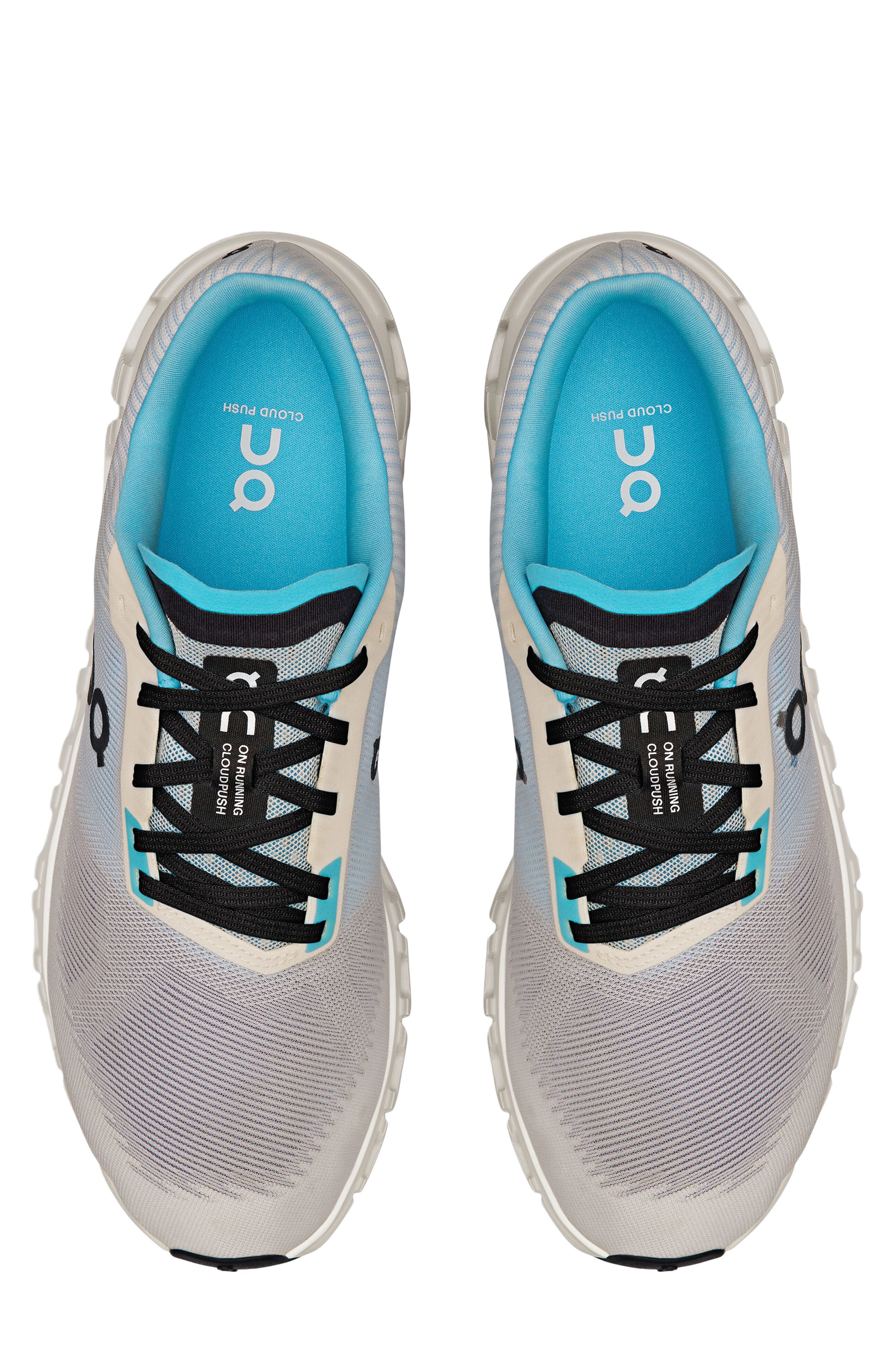 On Cloud 6 Push Sneaker, Alternate, color, Currant/ Horizon