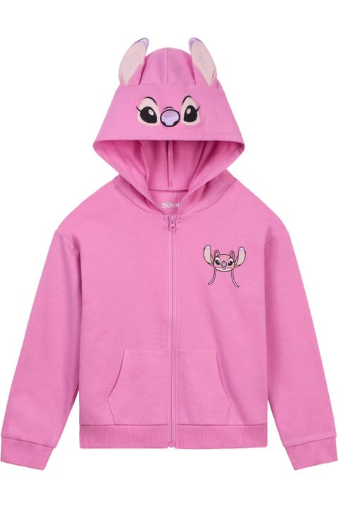 Lilo & Stitch Fleece Zip-Up Hoodie