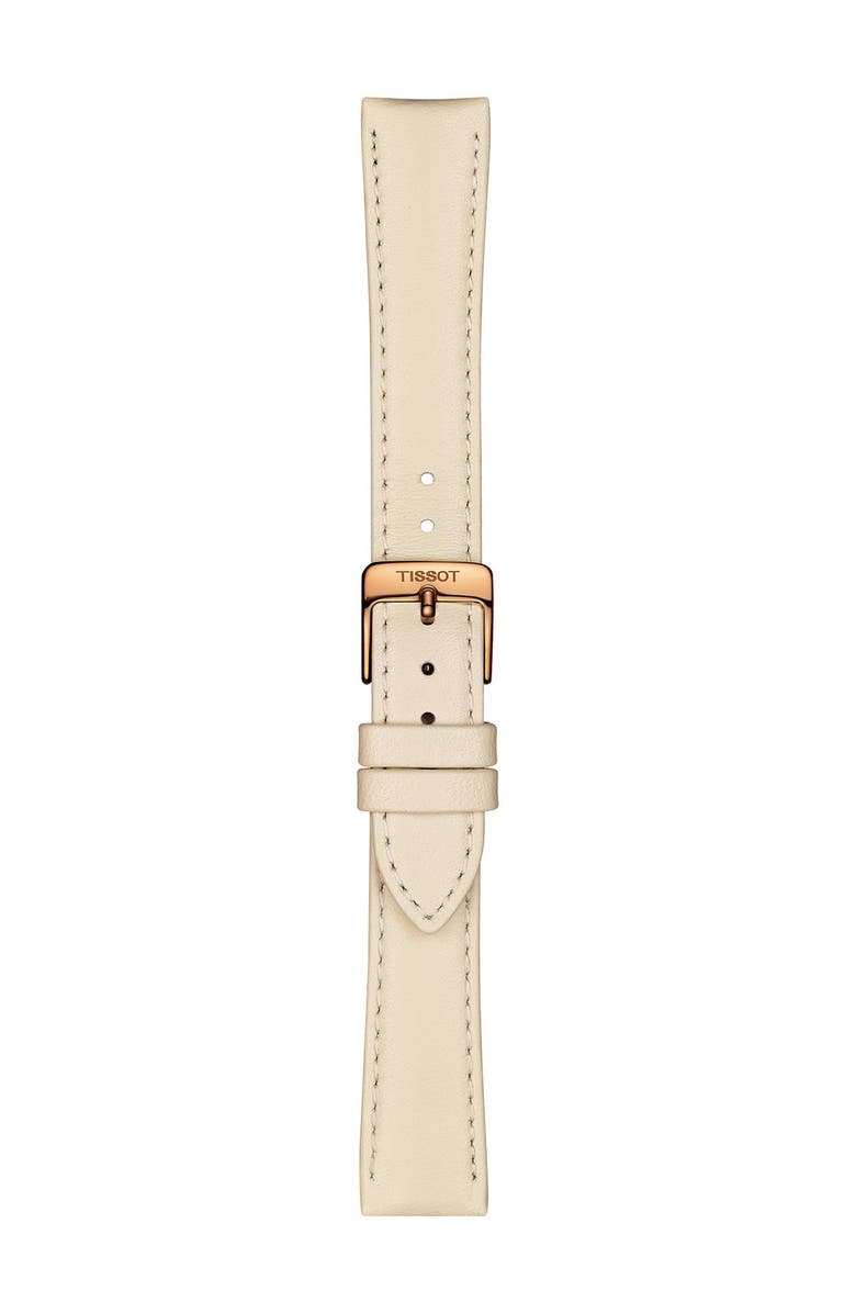 Tissot Women's Bella Ora Oval Leather Strap Watch, 28mm, Alternate, color,