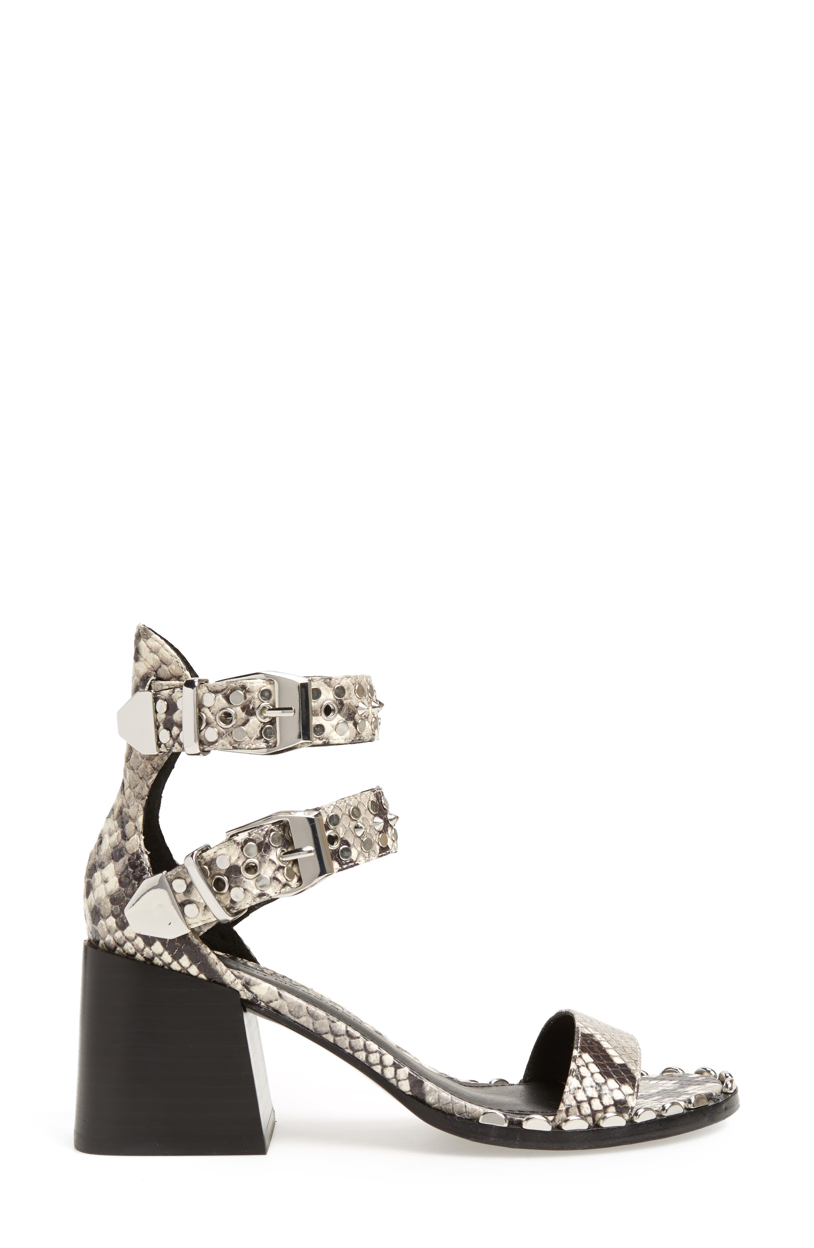 Sigerson Morrison Apple Studded Sandal, Alternate, color, 