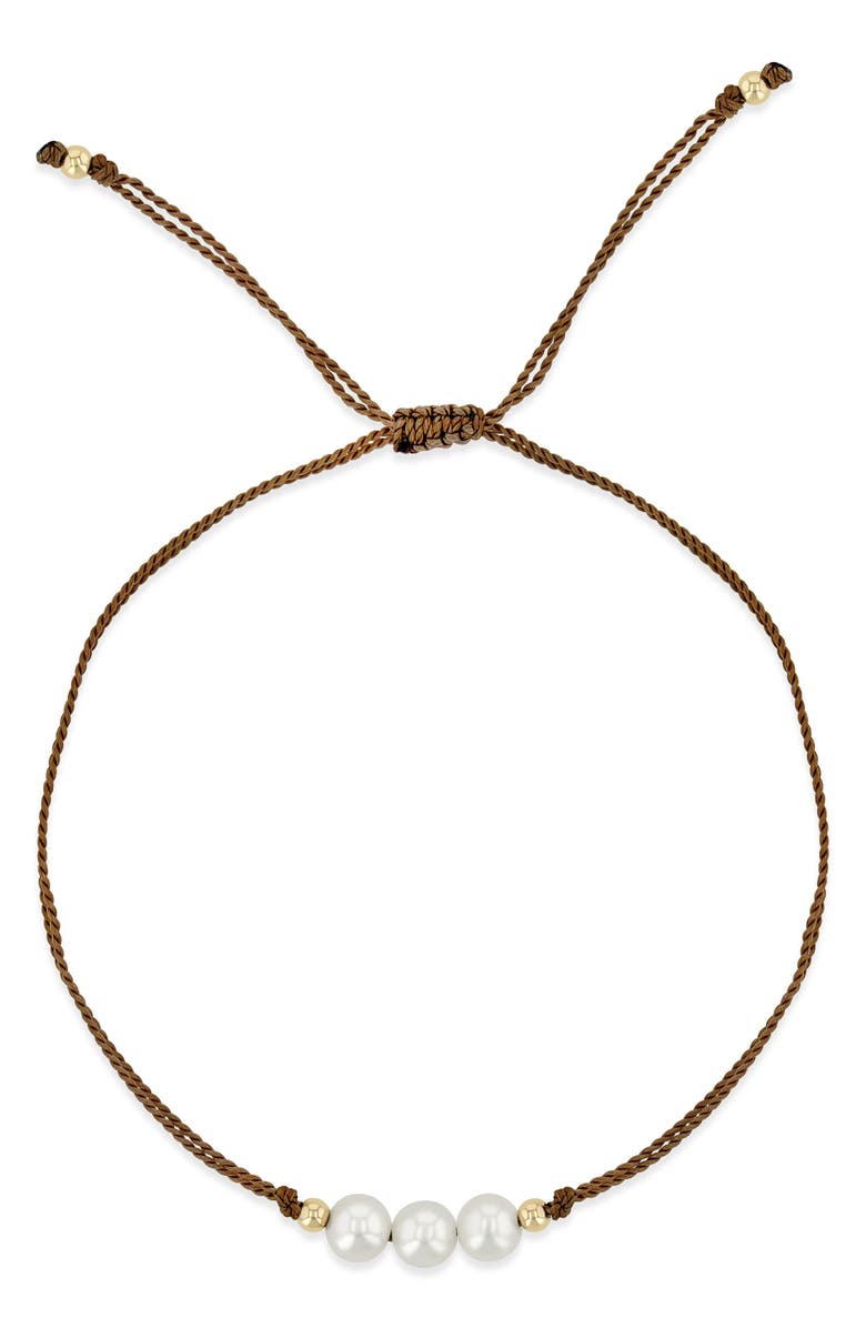 Zoë Chicco Baroque Freshwater Pearl Bracelet, Main, color, 14K Yellow Gold