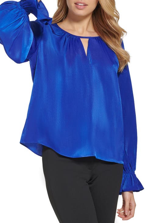 Ruffle Satin Top