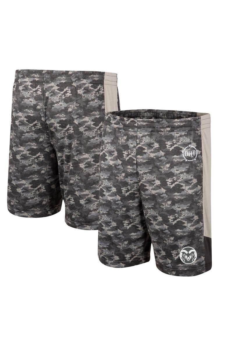 COLOSSEUM Men's Colosseum Camo Colorado State Rams OHT Military Appreciation Terminal Shorts, Main, color, Camo