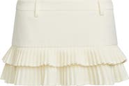 LIONESS Double Ruffle Miniskort