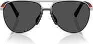 Prada Linea Rossa 59mm Pilot Sunglasses