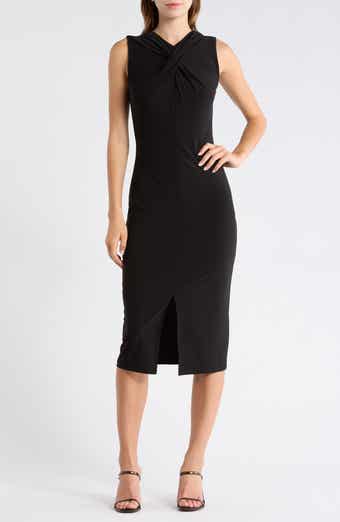 Sam Edelman V-Neck Jersey Midi Dress