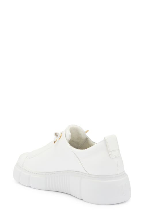 Paul Green Abbey Sneaker In White Leather
