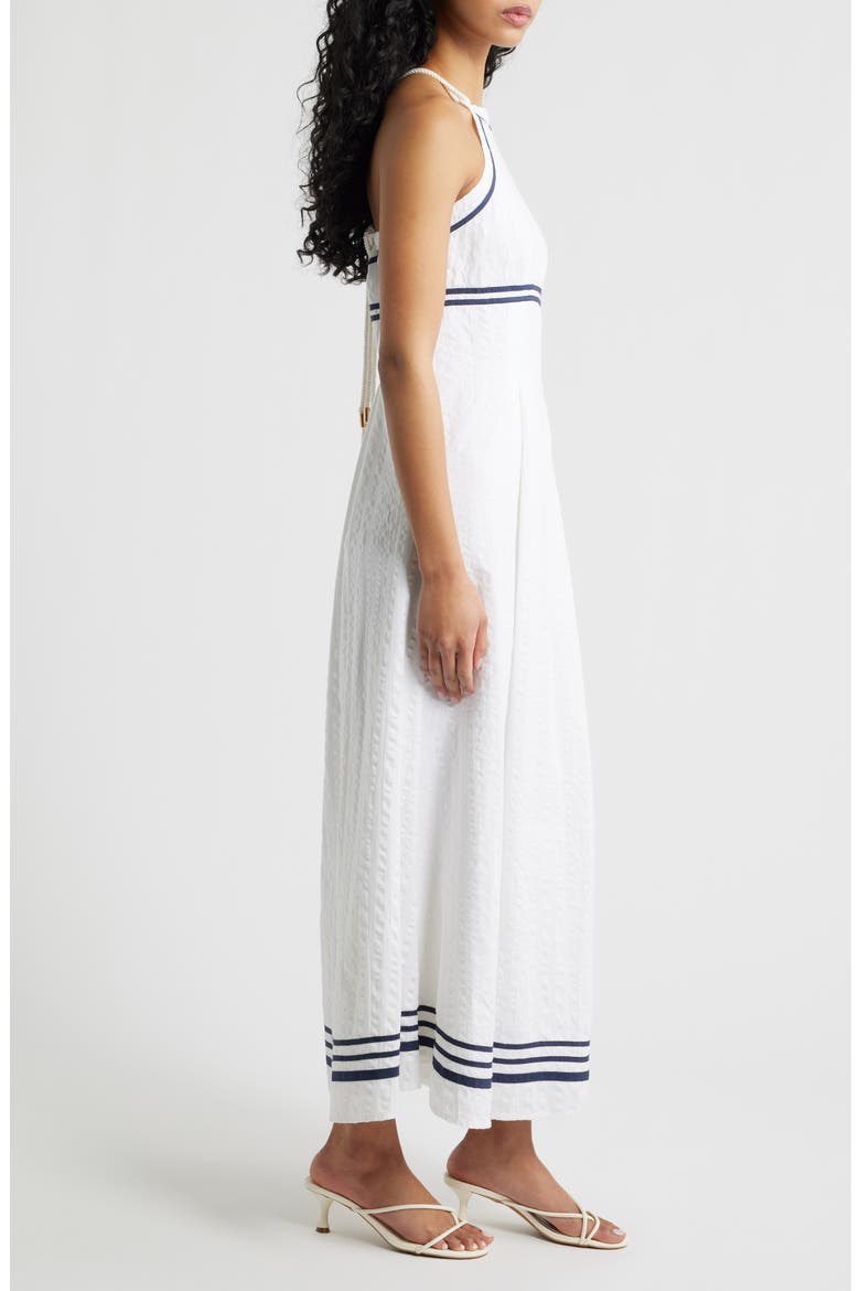 Caspian Sleeveless Maxi Dress, Alternate, color, WHITE