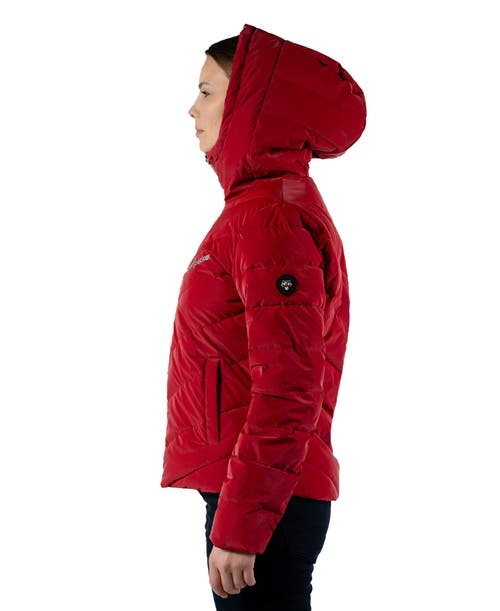 Woodpecker Robin Medium Weight Coat In Red