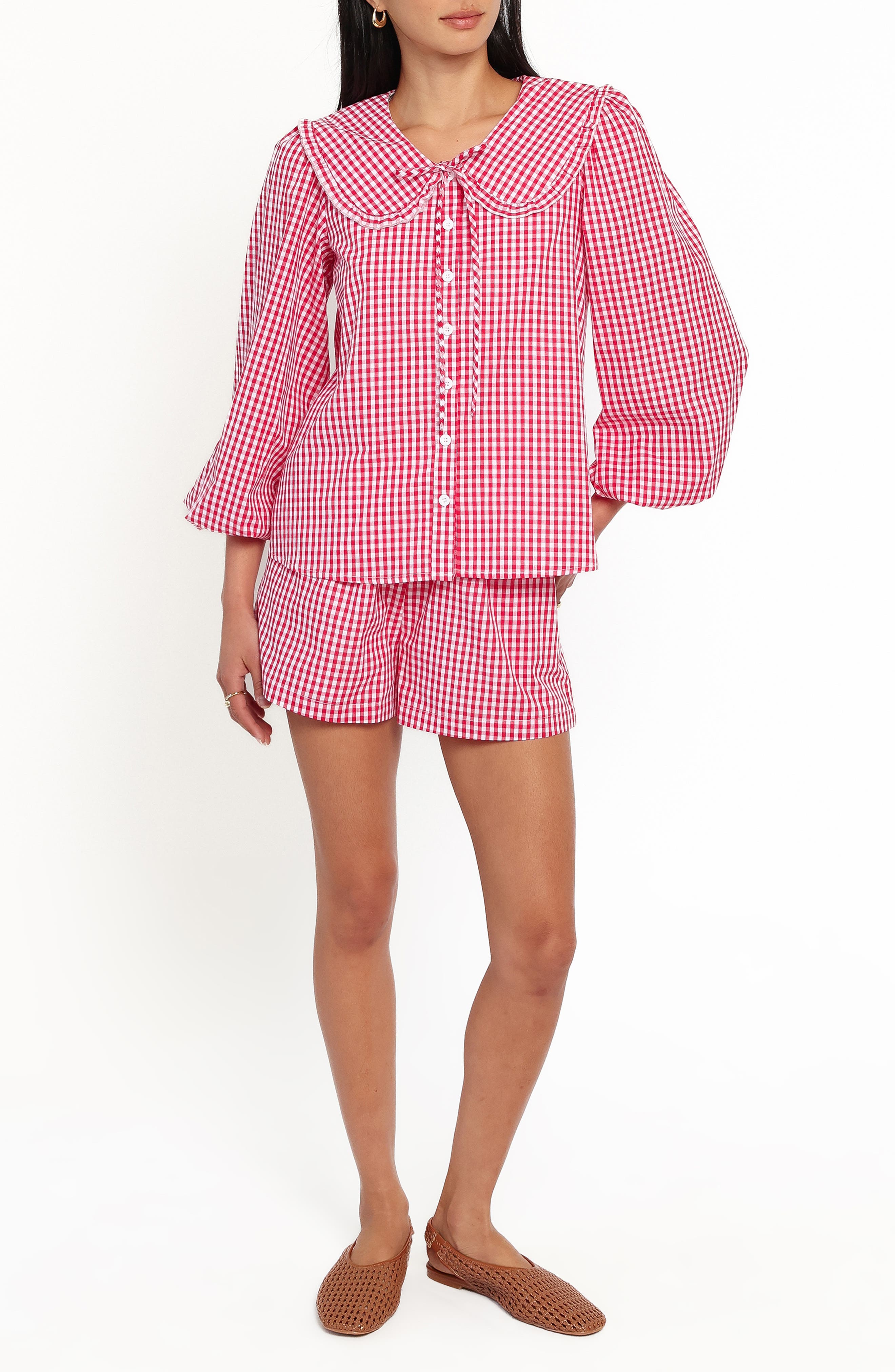 selected RED GINGHAM