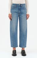 DAZE Westward High Waist Ankle Barrel Leg Jeans