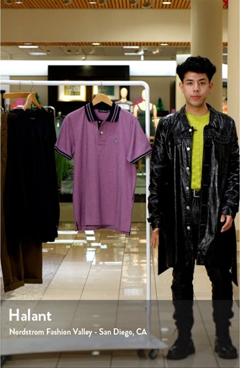 San Francisco Jacquard Cotton Piqué Polo, sales video thumbnail