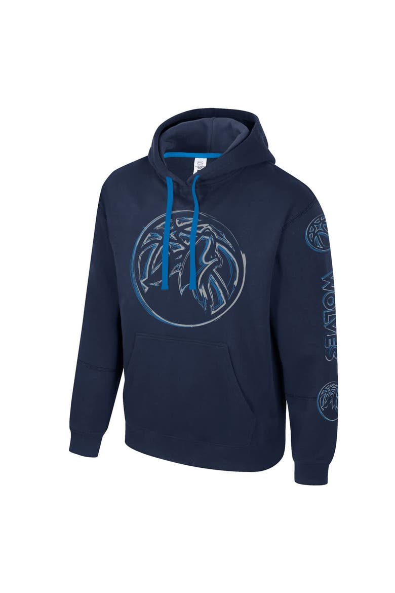 Unisex Stadium Essentials Navy Minnesota Timberwolves Elementized Pullover Hoodie, Alternate, color, Navy