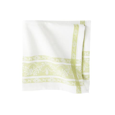 Rose Trellis Jacquard Peridot Napkin Set of 6