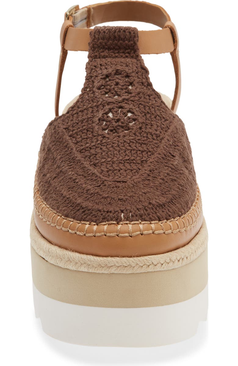Free People Morning in Mykonos Platform Wedge, Alternate, color, Oak Combo