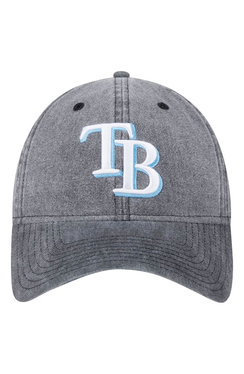 New Era Men's New Era Black Tampa Bay Rays Rugged Team 9TWENTY Adjustable Hat, Alternate, color,