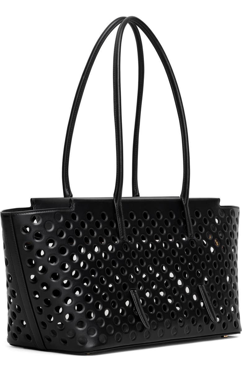 Alaïa Neo Mina 32 Perforated Calfskin Tote, Alternate, color,