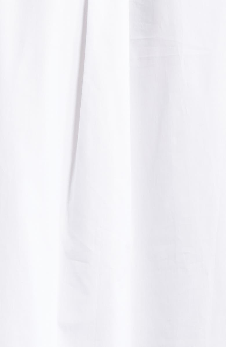 Marni Mending Logo Cotton Poplin Pocket T-Shirt, Alternate, color, 00W01 Lily White