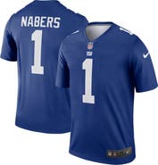 Nike Men's Nike Malik Nabers Royal New York Giants Team Legend Player Performance Top