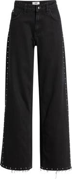 Mavi Jeans Rebecca Stud Seam Wide Leg Jeans