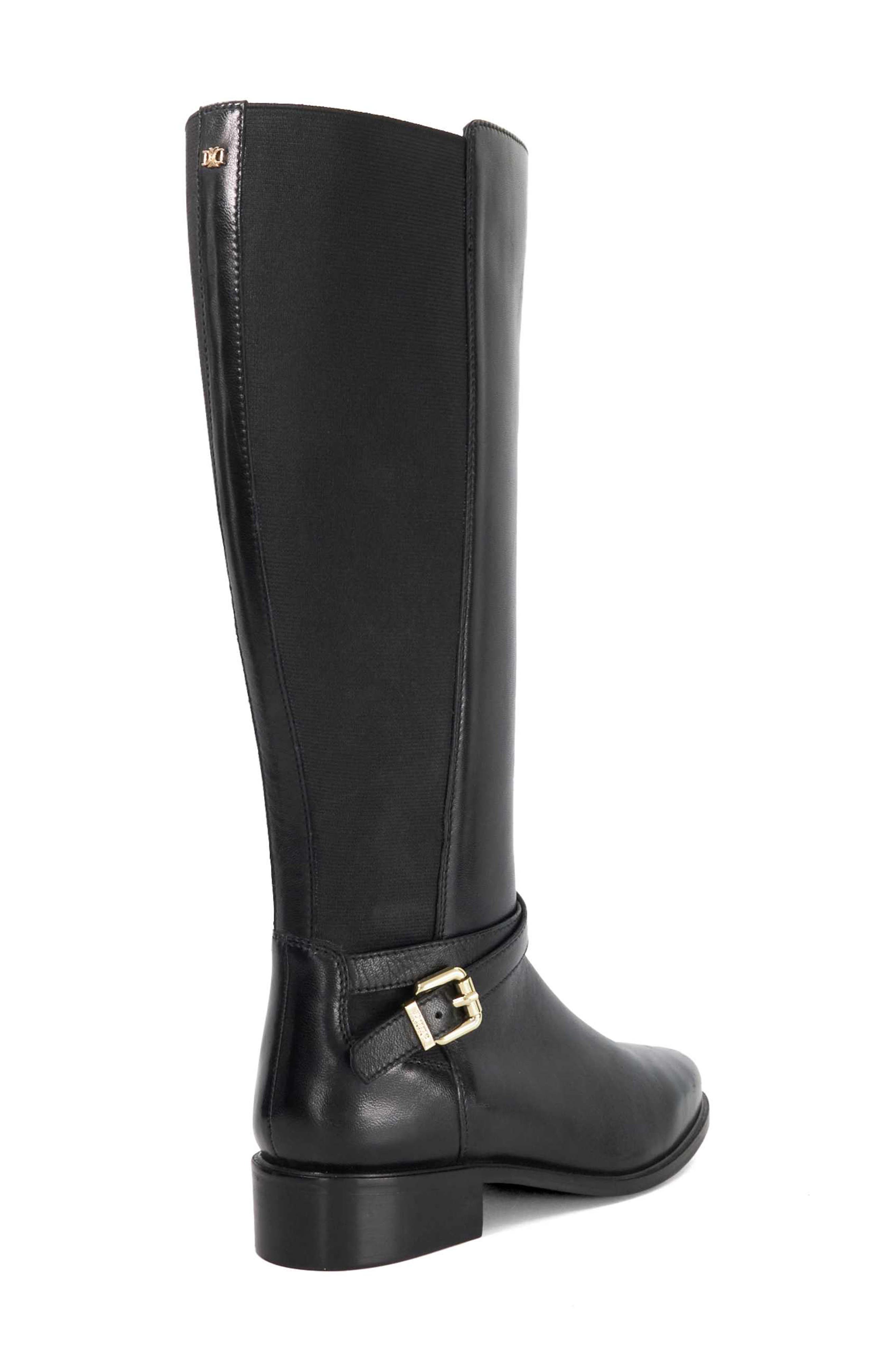Dune London Teine Knee High Boot, Alternate, color, Black