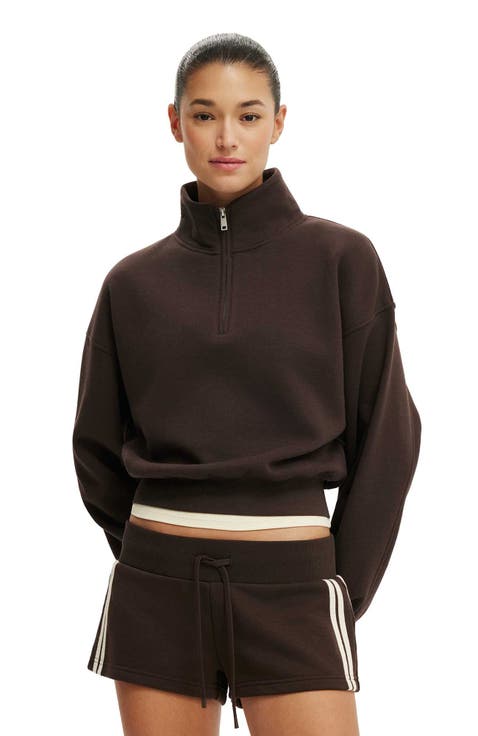 Women's Quarter Zip Sweatshirt