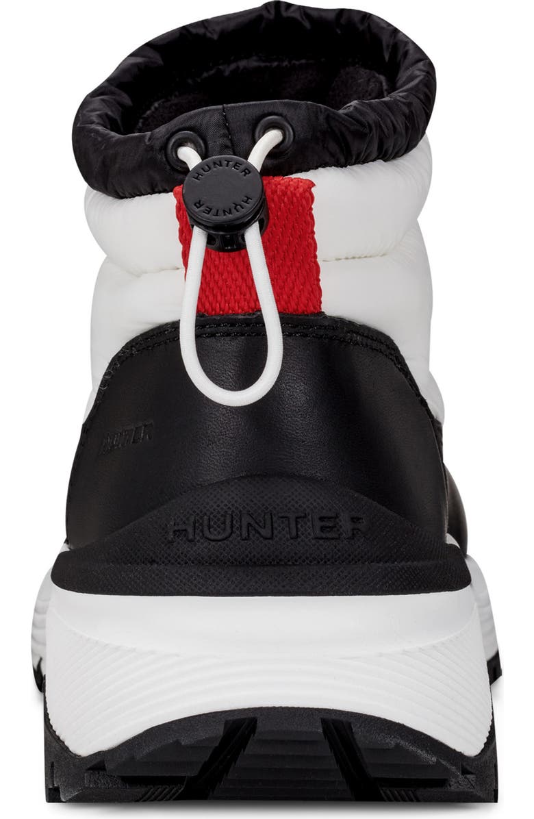 Hunter Anne Waterproof Snow Boot, Alternate, color, White/ Black