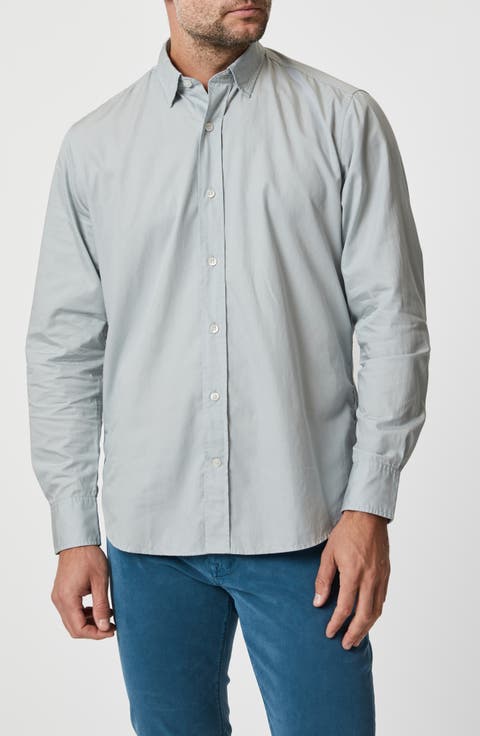 Luxe Twill Button-Up Shirt