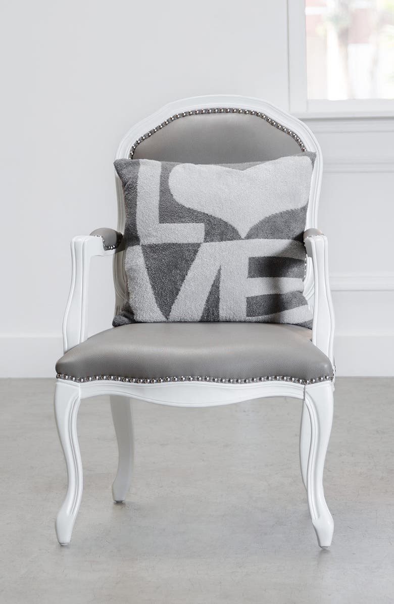 Giraffe at Home Dolce Love Throw Pillow, Alternate, color, 