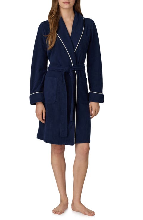 Shawl Collar Short Robe