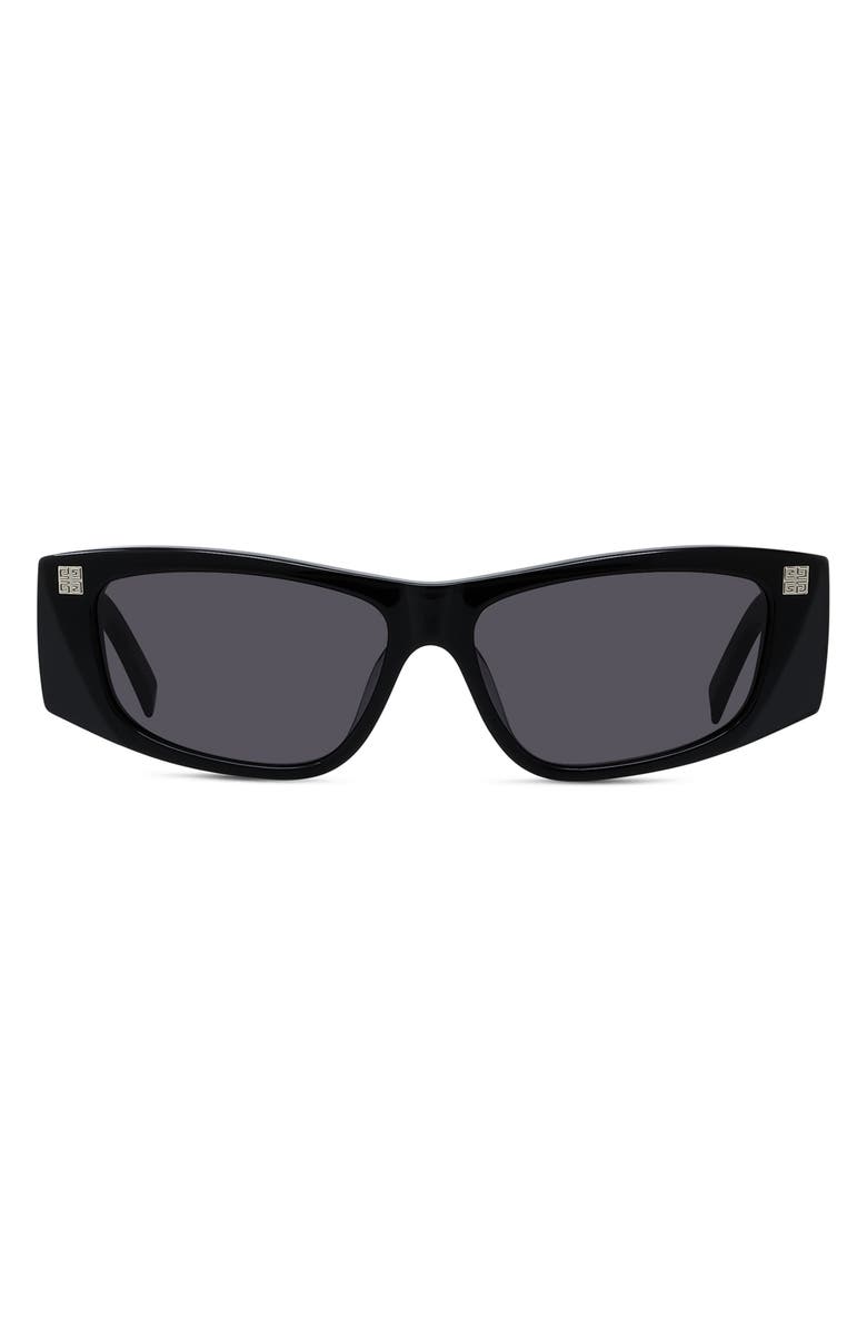 Givenchy GV Day 56mm Rectangular Sunglasses, Main, color,