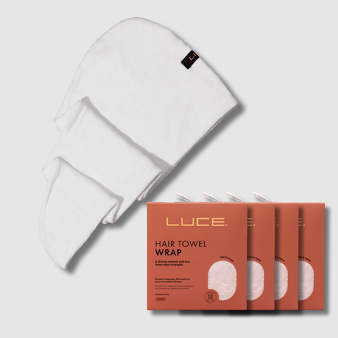 Adjustable Hair Towel Wrap - Eco-Friendly and Ultra-Absorbent (X4)