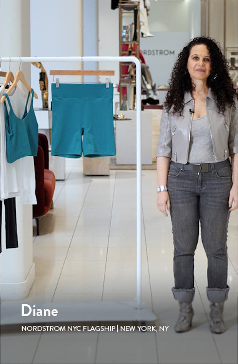 Center Stage High Waist Bike Shorts, sales video thumbnail