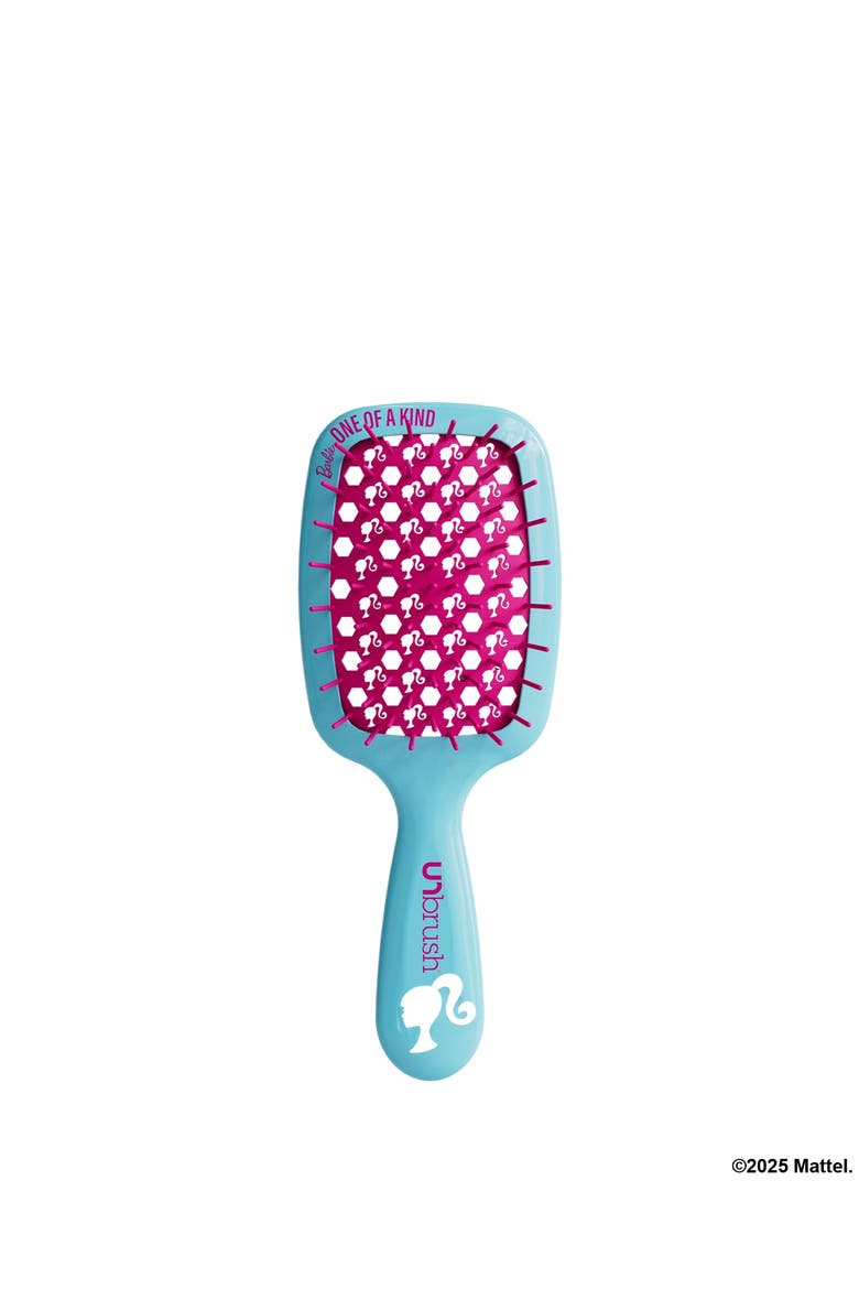 Unbrush Barbie Mini Detangling Brush, Main, color, Blue