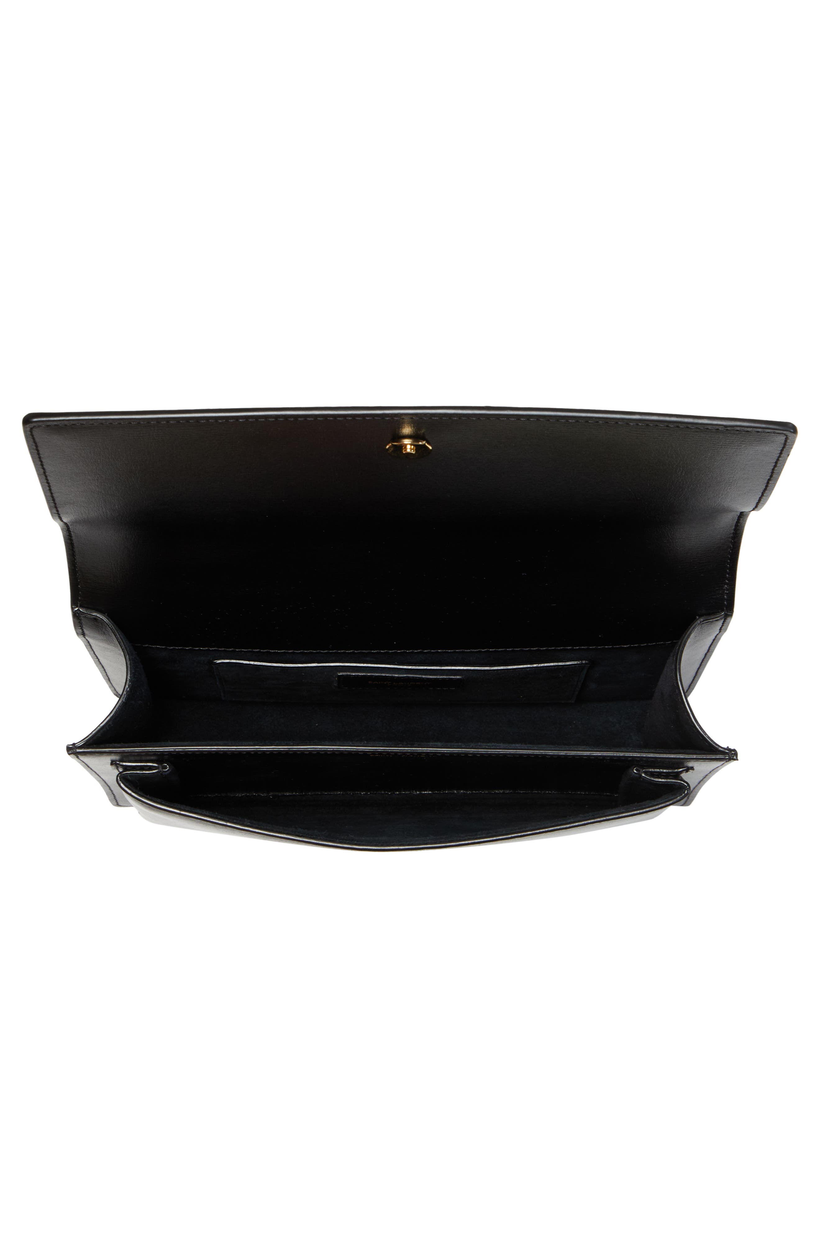 Saint Laurent Medium Sunset Leather Top Handle Bag, Alternate, color, 