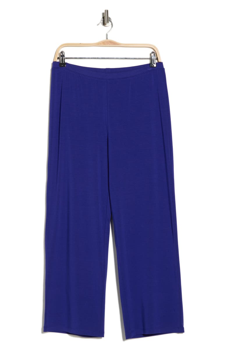 Eileen Fisher Crop Straight Leg Pants, Alternate, color, Blue Violet