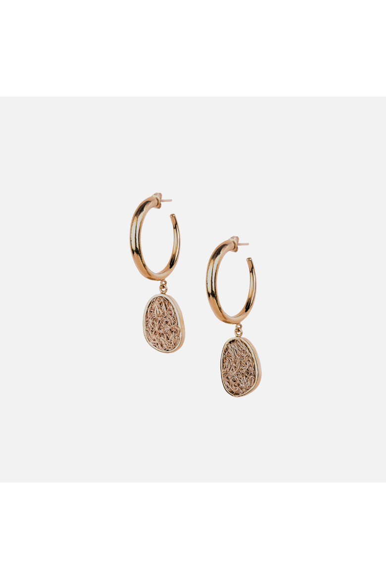Element  Hoops Earrings, Alternate, color, Gold