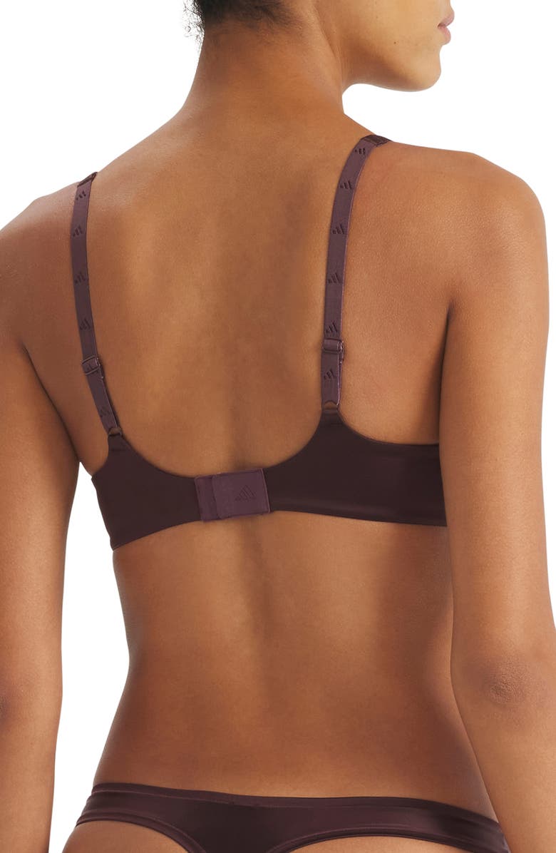 adidas Originals Plunge Wireless T-Shirt Bra, Alternate, color, 