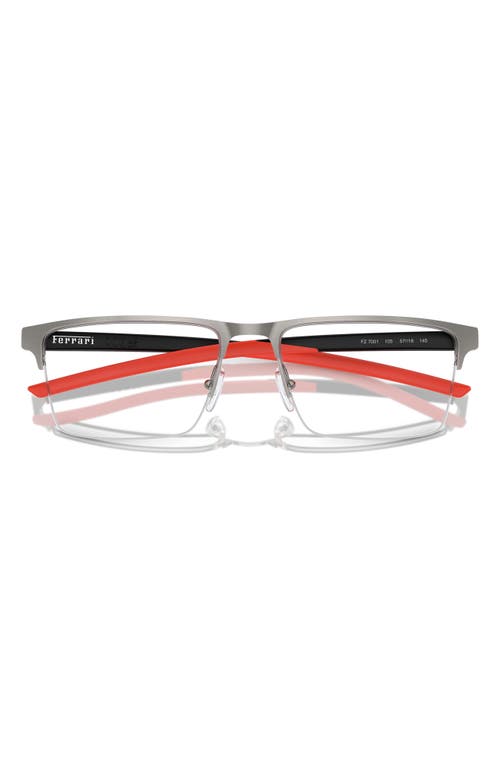 Scuderia Ferrari 55mm Pillow Optical Glasses In Gray