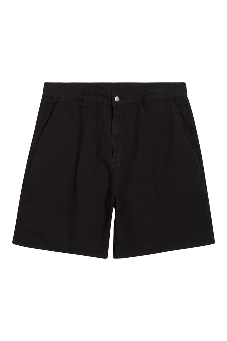 Walter Canvas Shorts, Alternate, color, BLACK (GARMENT DYED)