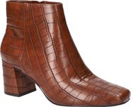 Bella Vita Wilma Croc Embossed Bootie