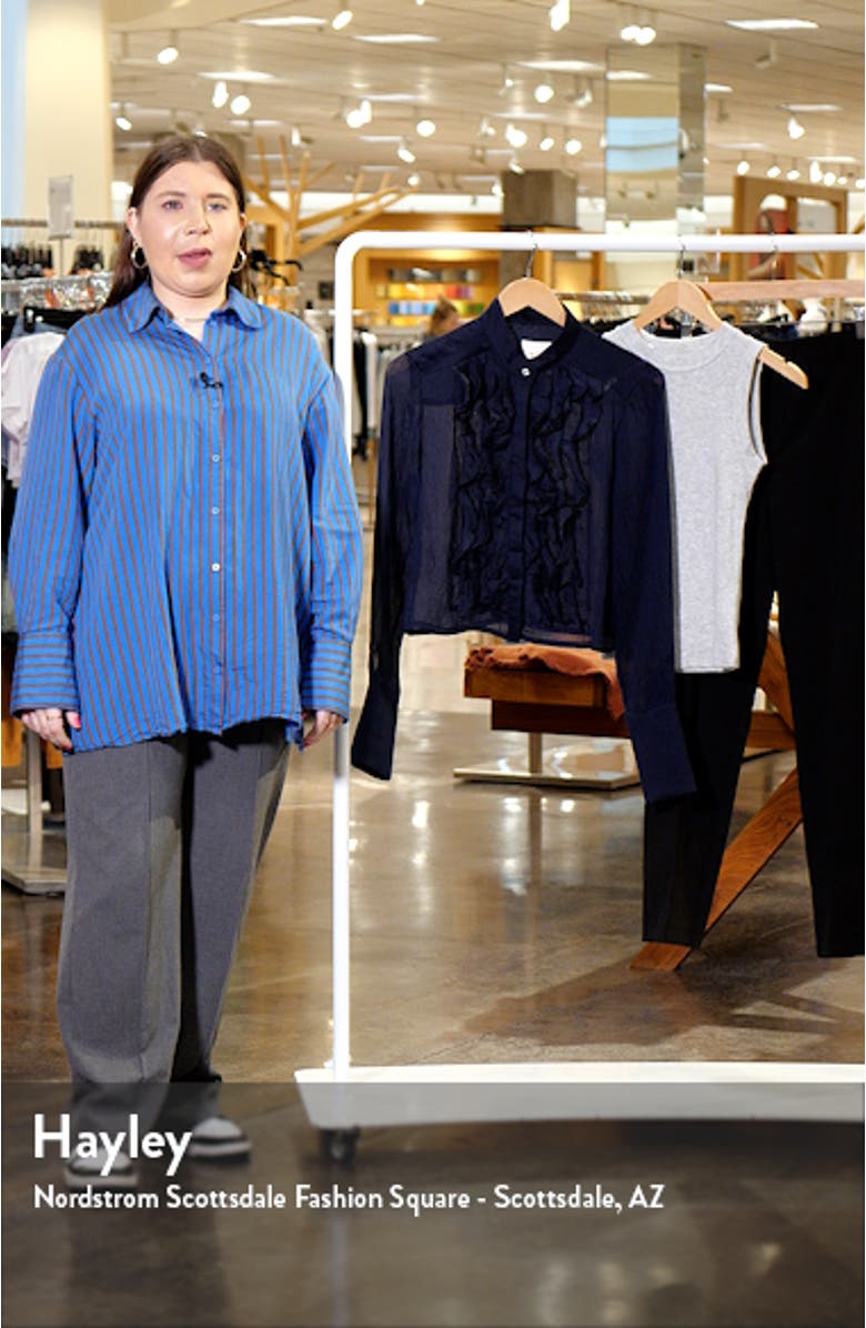 Patti Ruffle Cotton Blouse, sales video thumbnail