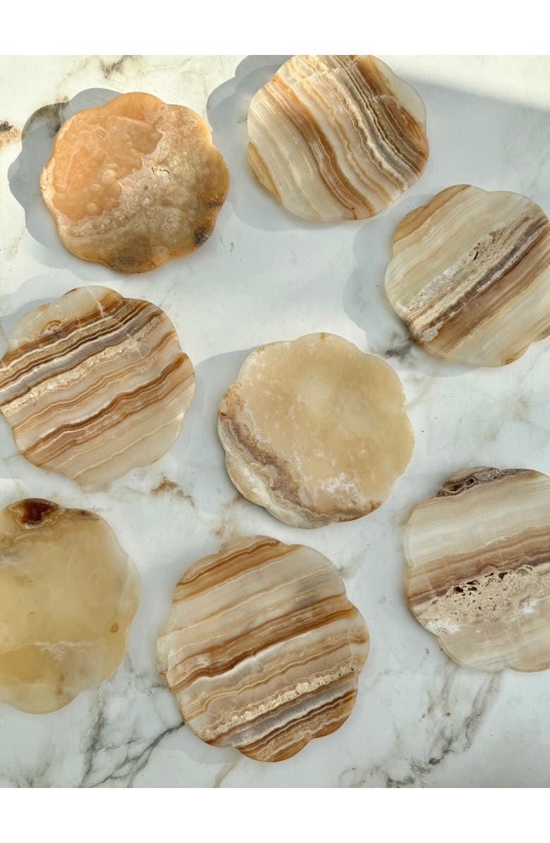 Villa Lua Home Belle Onyx Tray, Alternate, color, Amber