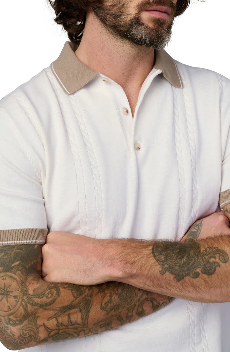 Joe's Cotton Blend Tennis Polo, Alternate, color, White