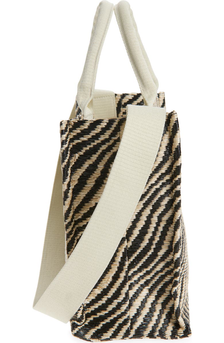 Marni Small Logo Basket Bag, Alternate, color, 00N99 Black