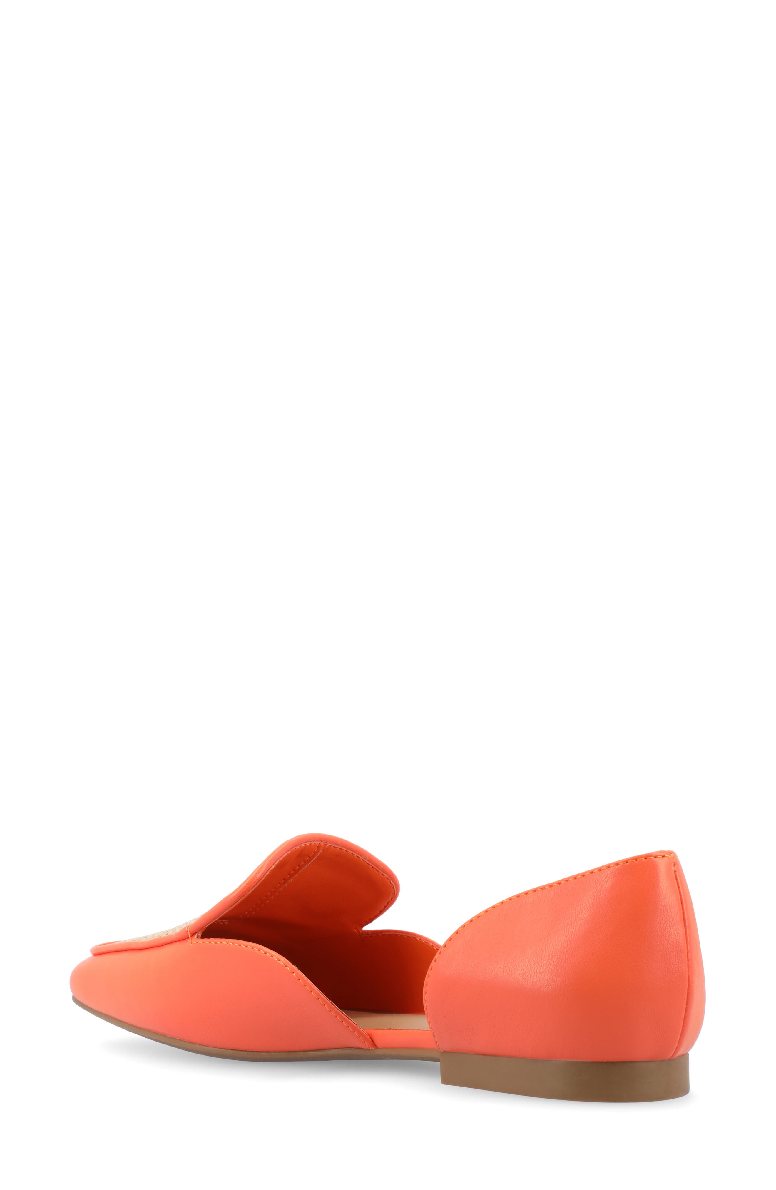 Kennza Mixed Media Loafer, Alternate, color, ORANGE
