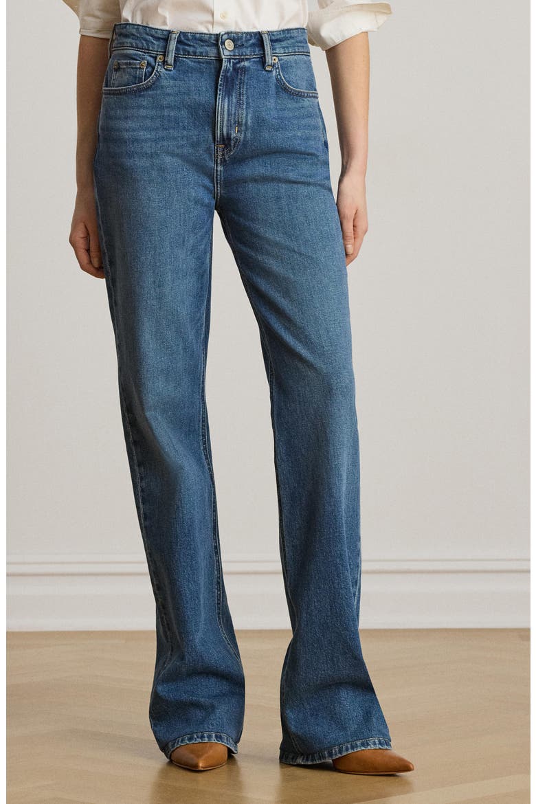 Straight Leg Jeans, Alternate, color, ATLANTIC BLUE WASH