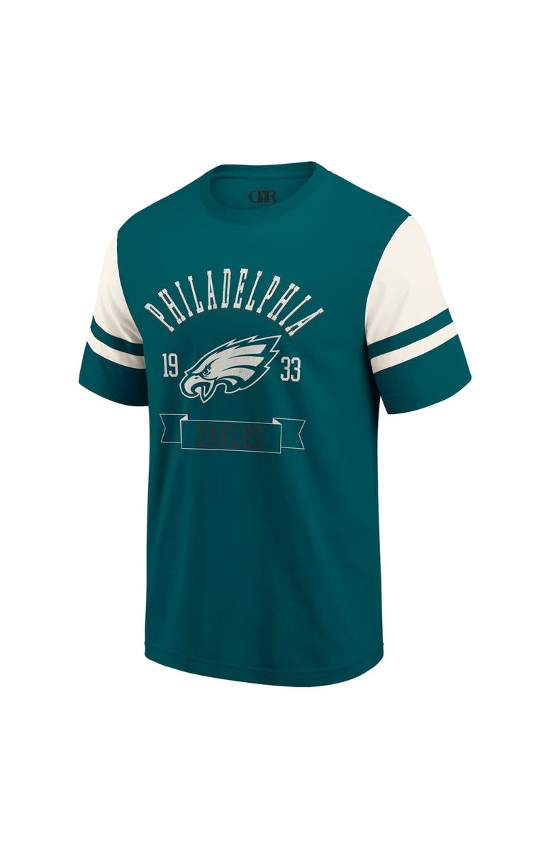 Darius Rucker Collection by Fanatics Men's Darius Rucker Collection by Fanatics  Midnight Green Philadelphia Eagles Football T-Shirt, Alternate, color, 