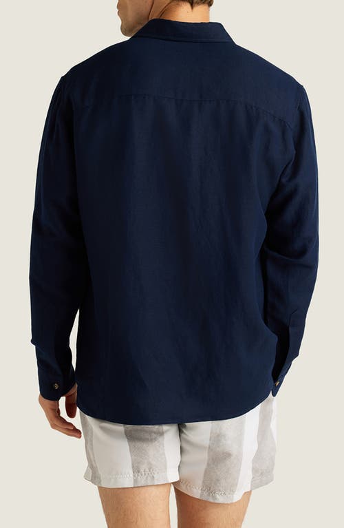 Auto-reply™ Andrew Linen Blend Button-up Shirt